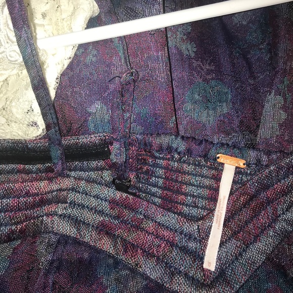 Free People Floral Tapestry Dress Elena Gilbert - Picture 11 of 16